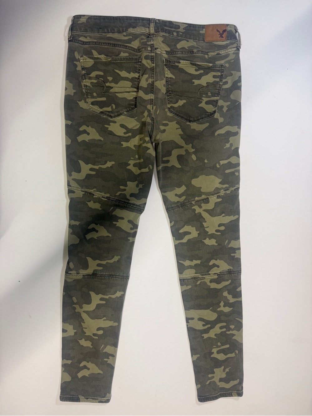 American Eagle Outfitters Olive Camo Skinny Jeans - Picture 8 of 10